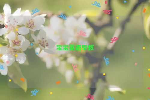 宝宝英语早教